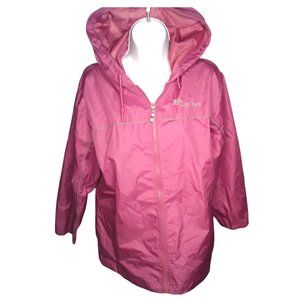 Zion Canyon Rain/Windbreaker Magenta Ladies Large  Hooded by Prairie Mountain